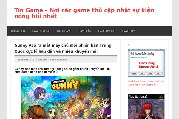 WordPress website example screenshot