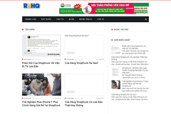 WordPress website example screenshot