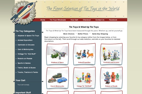 WordPress website example screenshot