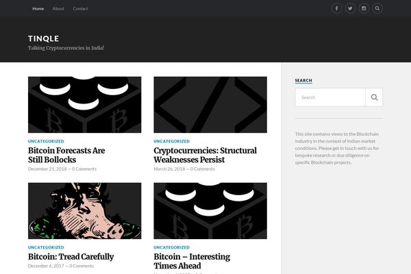 WordPress website example screenshot