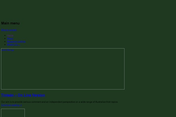 WordPress website example screenshot