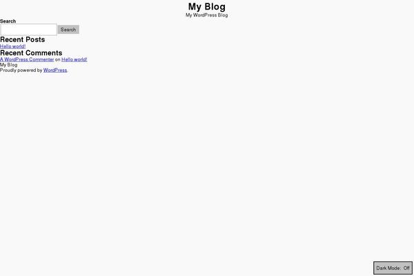 WordPress website example screenshot