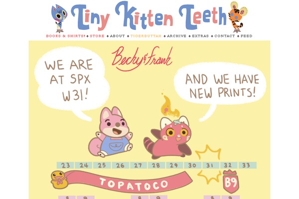 tinykittenteeth.com site used ComicPress
