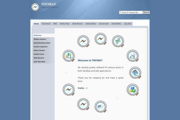 tinyray.com site used Relevance