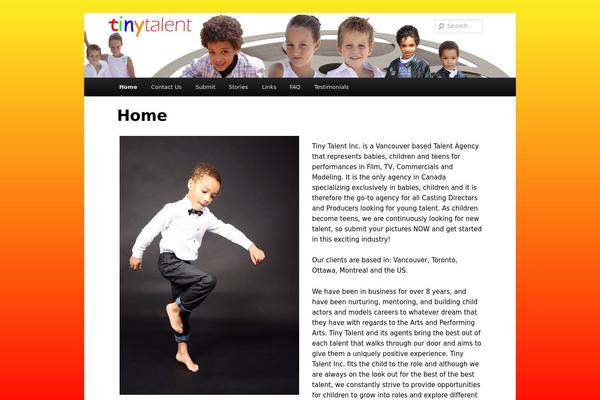 tinytalent.ca site used Tinytalent