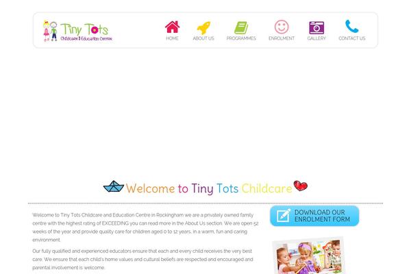 tinytotschildcare.com.au site used Tinytots