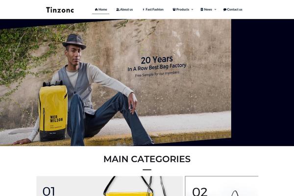 WordPress website example screenshot