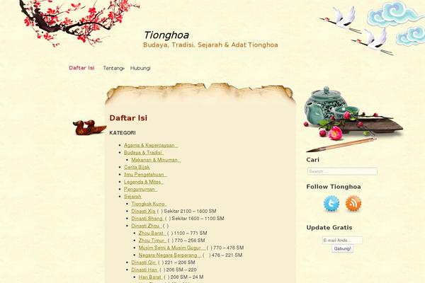 Oriental Writing theme site design template sample