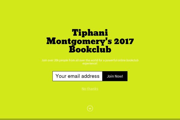 tiphanimontgomery.com site used Tiphani-m
