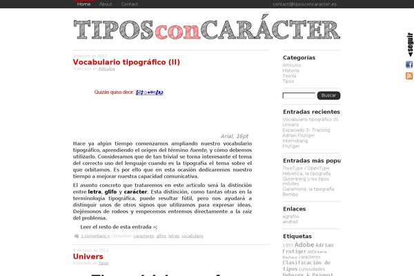 tiposconcaracter.es site used Tipos_con_caracter