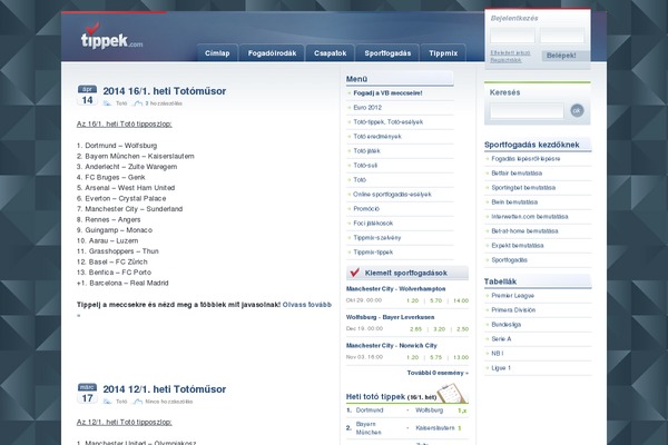 Site using Bet-xml plugin