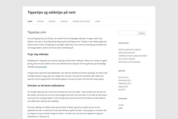 WordPress website example screenshot