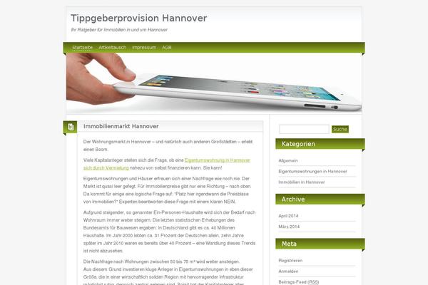 tippgeberprovision-hannover.de site used BlogoLife