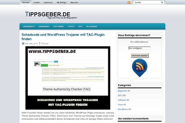Site using Relap plugin