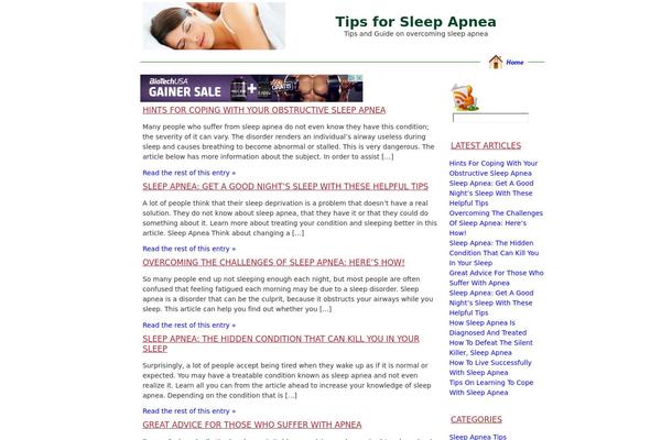 tips-for-sleep-apnea.com site used Julia5.7