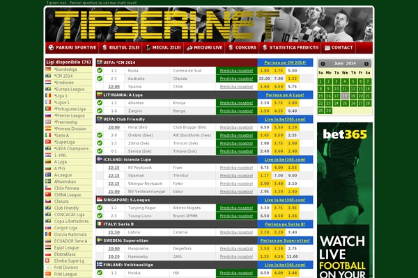 tipseri.net site used Livescore