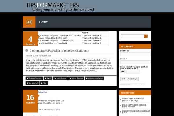 tipsformarketers.com site used Education-base-pro