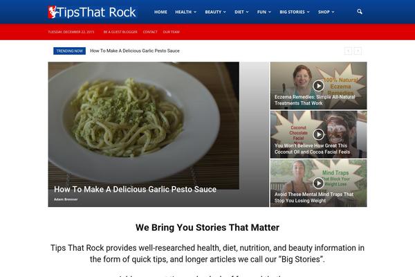 tipsthatrock.com site used Flex Mag