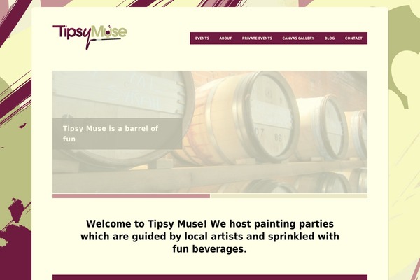 tipsymuse.com site used Eventure