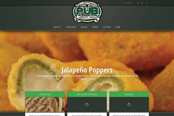 Linguini theme site design template sample