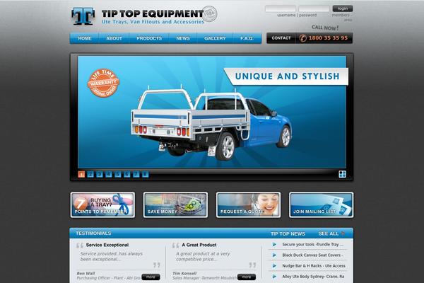 tiptopequipment.com.au site used Tiptop