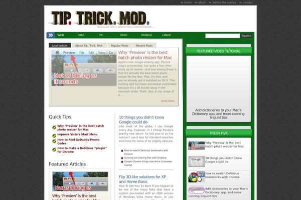 Ttm theme site design template sample