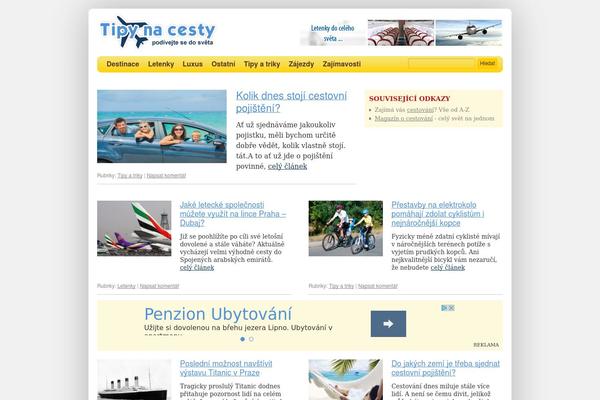Trendy theme site design template sample