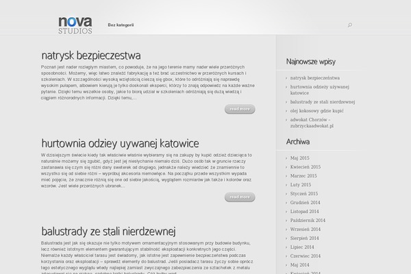 WordPress website example screenshot