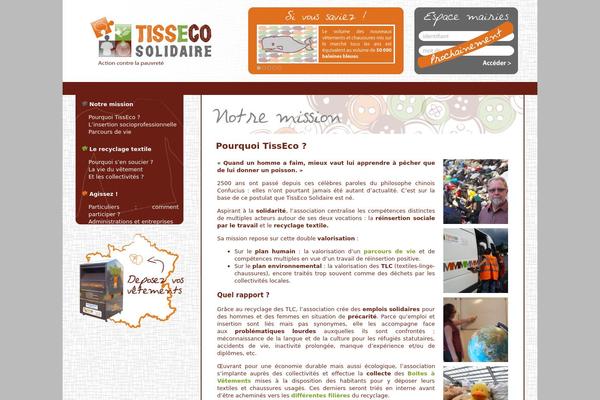 tisseco.com site used Themetisseco2013