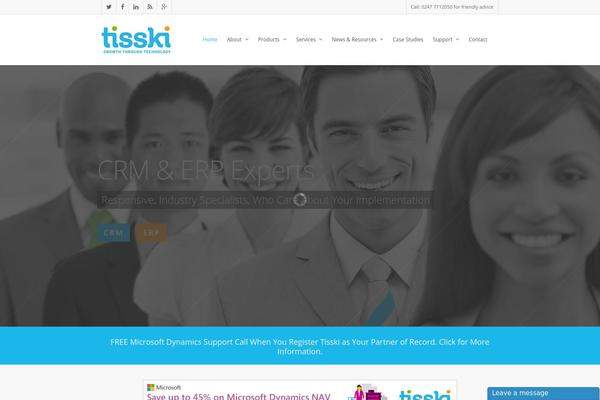 Salient theme site design template sample