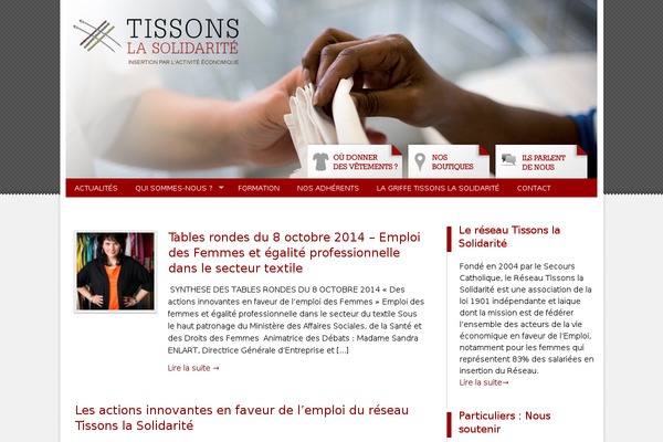 WordPress website example screenshot