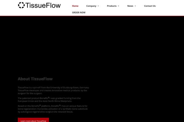 tissueflow.com site used Tissueflow