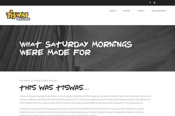 Infinite theme site design template sample