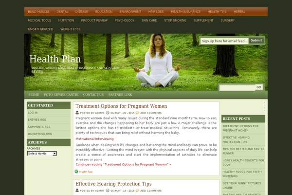 naturalhealth theme websites examples