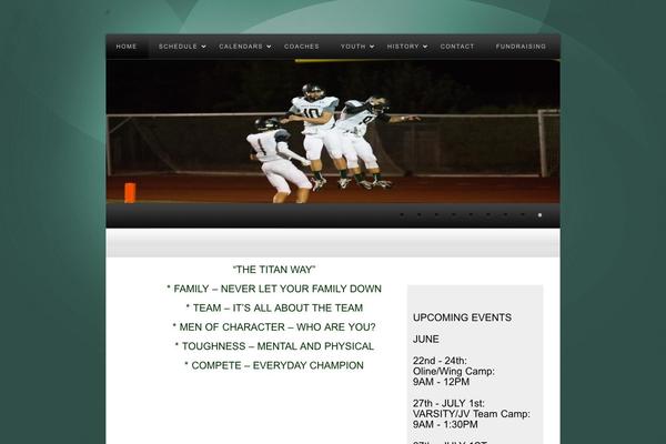 titanfootballfamily.com site used Luxuos1.7.3