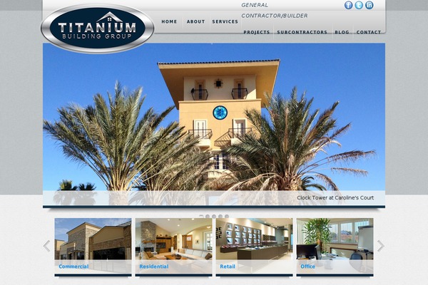 Titanium theme site design template sample