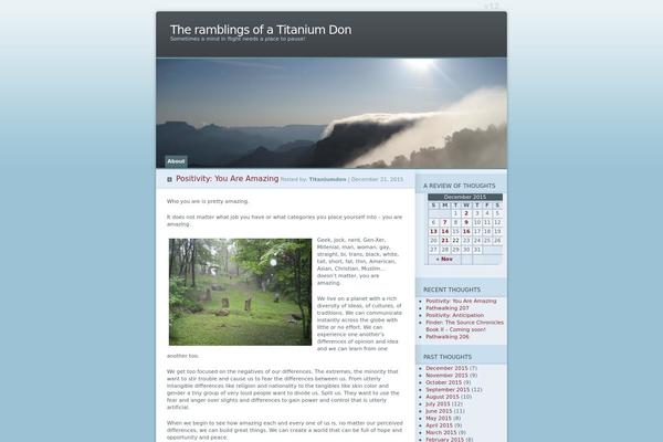titaniumdon.com site used Drift-blog