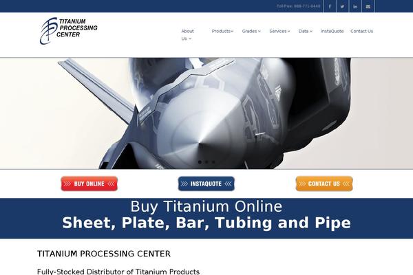 titaniumprocessingcenter.com site used Experon_pro