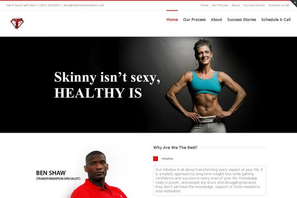 WordPress website example screenshot