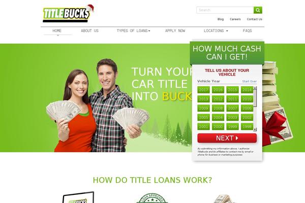 WordPress website example screenshot