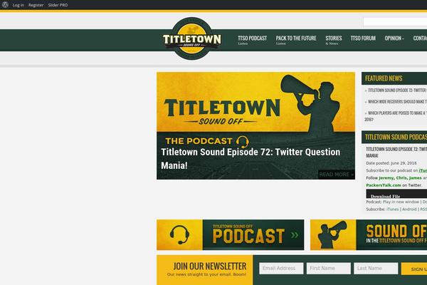 titletownsoundoff.com site used Titletown