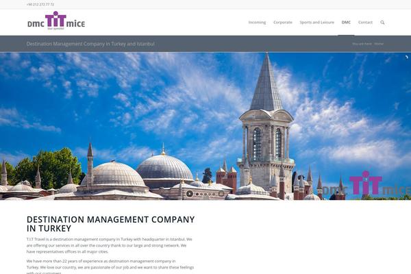 Enfold theme site design template sample