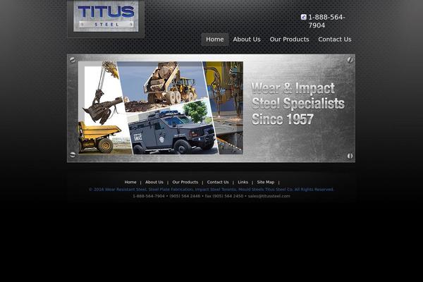 titussteel.com site used Titus