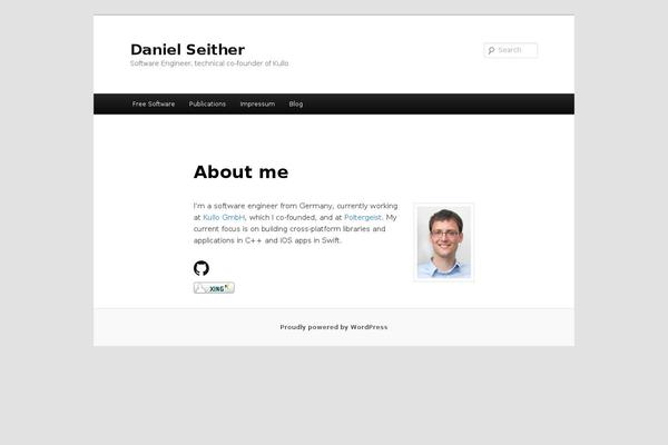 WordPress website example screenshot