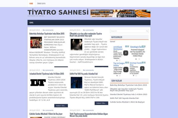 tiyatrosahnesi.net site used Sitemag