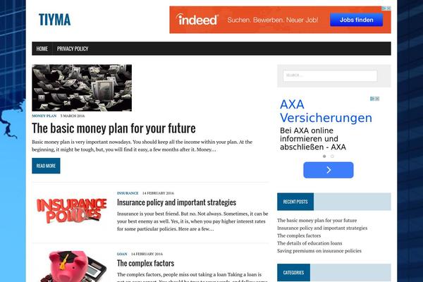 tiyma.com site used MH Newsdesk lite