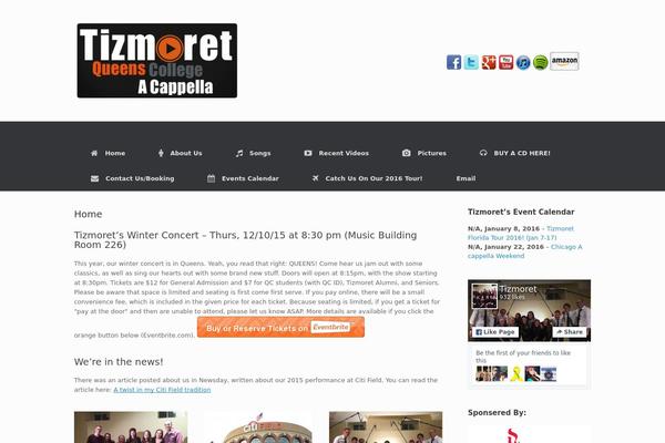 Vantage theme site design template sample