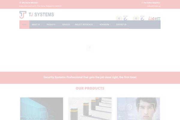 Factory theme site design template sample