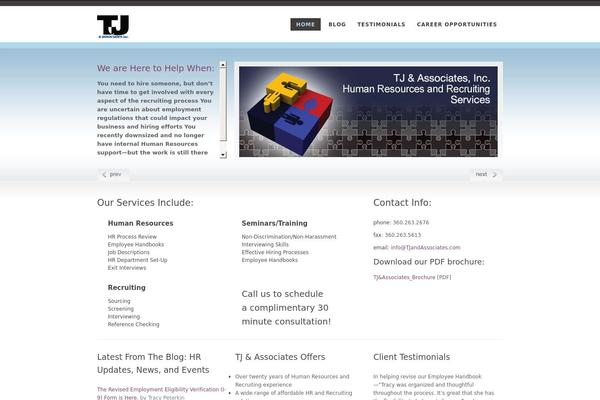 tjandassociates.com site used Nice_clean_theme