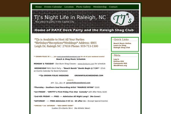 tjsnightlife.com site used Party